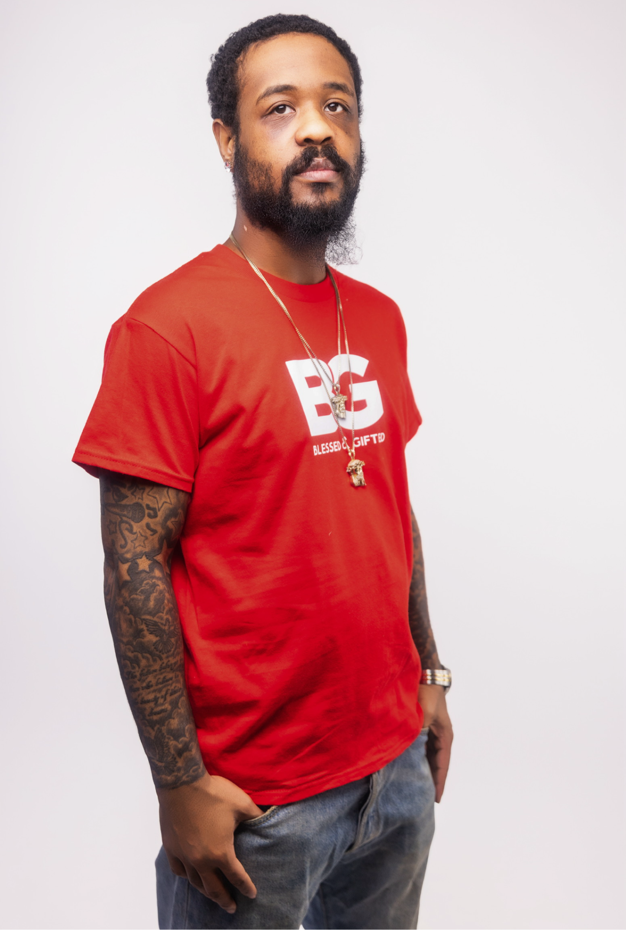 Blessed And Gifted Heather Red T shirts