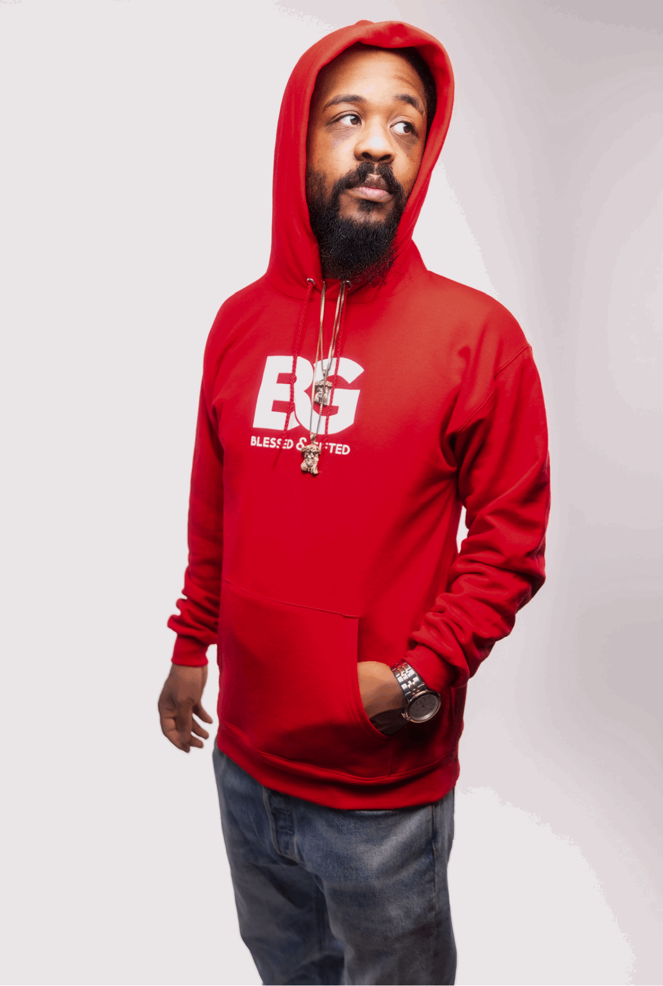 Blessed And Gifted Heather Red Hoodies Blessed And Gifted Heather Red.