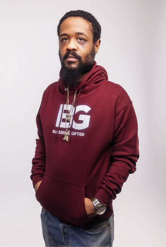 Blessed And Gifted maroon quitting isn’t an option hoodie
