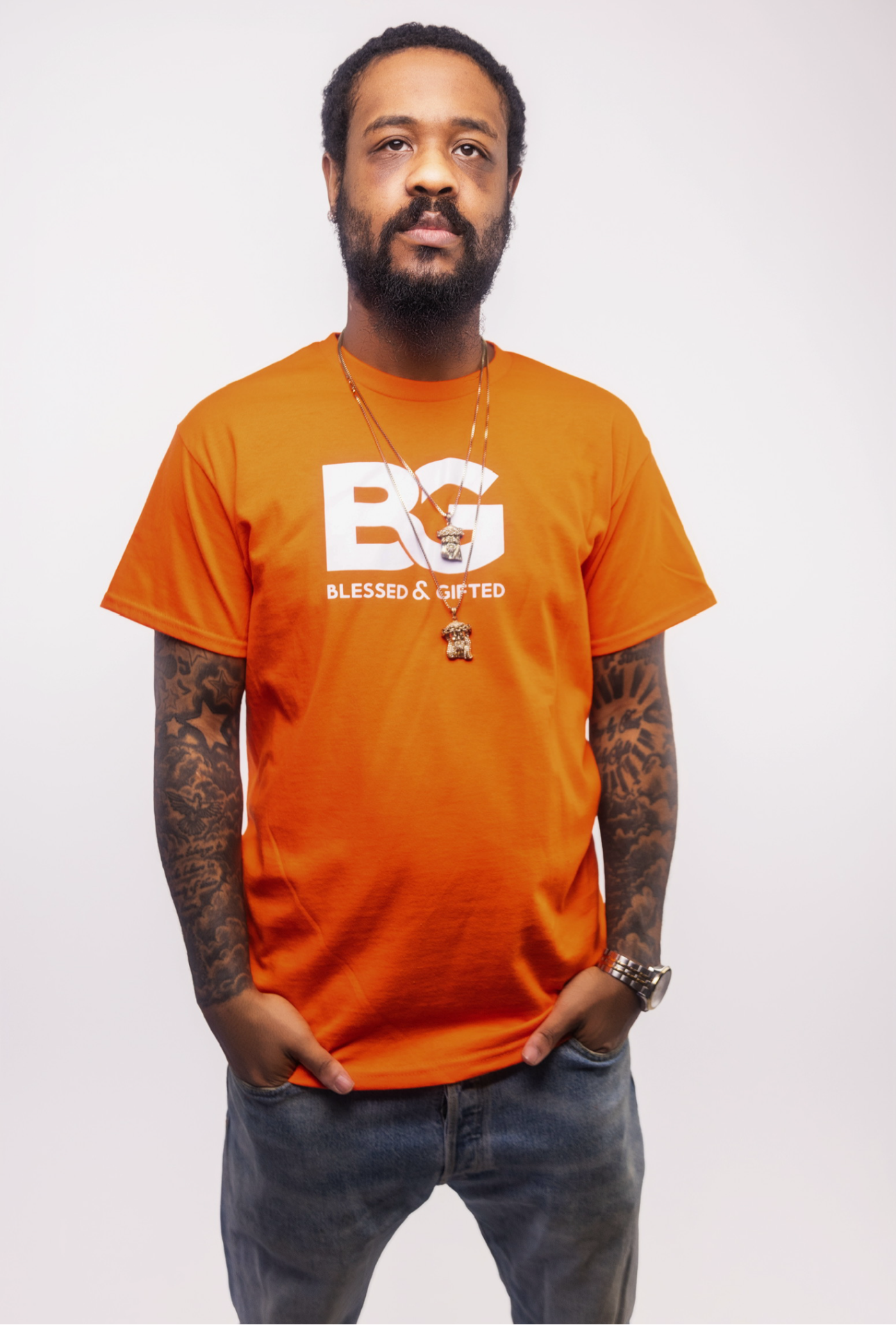 Blessed And Gifted orange quitting isn’t an option T shirt