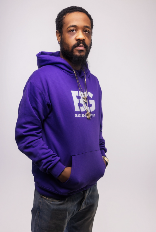 Blessed And Gifted purple quitting isn’t an option hoodie