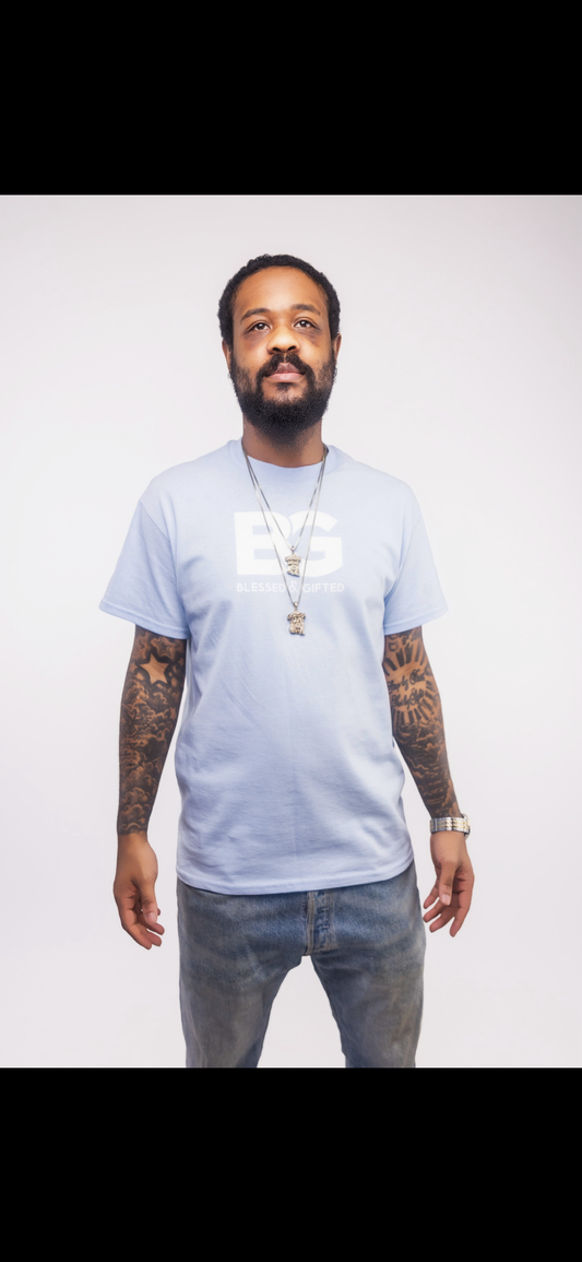 Blessed And Gifted sky blue quitting isnt an option T shirt
